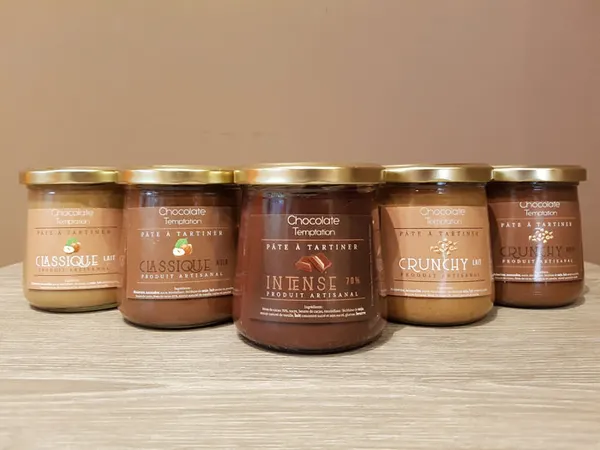 Pots de pâte à tartiner maison